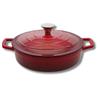 Casserole In Low Cherry Red Enameled Font 28 Cm 3L Ref. 3082826