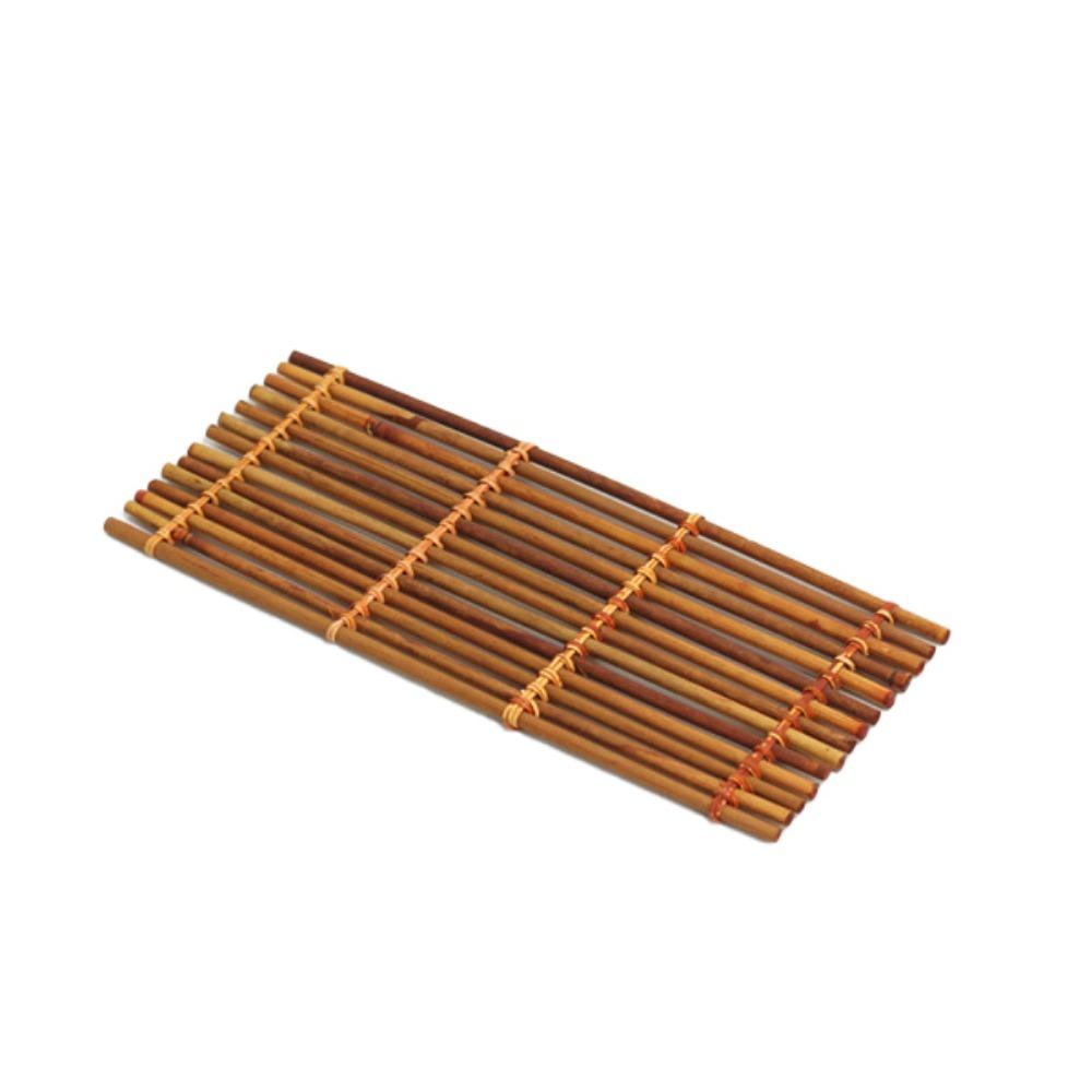 Sqaure Rectangle Bamboo Raft Coaster Bamboo Anti-slip Mat Multi-purpose Heat Insulation Pad Tea