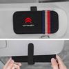 URXE5 1pc Felt Car Sunglasses Organizer Bag Eyeglass Storage Clip For Citroen C1 C2 C3 C4 C4L C6 C5 VTS DS5 Auto Accessories Styling