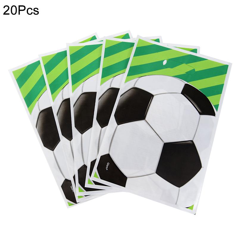 Футбольная вечеринка печенье конфеты мешки мальчик футбольная тематика день рождения подарок упаковка мешок для гостей детские сувениры для вечеринок принадлежности Рождество