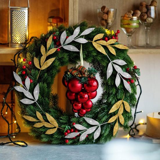 20 шт., искусственные листья, цветы, сверкающие, не требуют воды, реалистичный вид, простота в уходе, имитация листьев