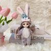 17 см Мини Милая Bjd Кукла Плюшевая Одежда Съемные Подвижные Суставы Голое Тело Игрушка для Детей