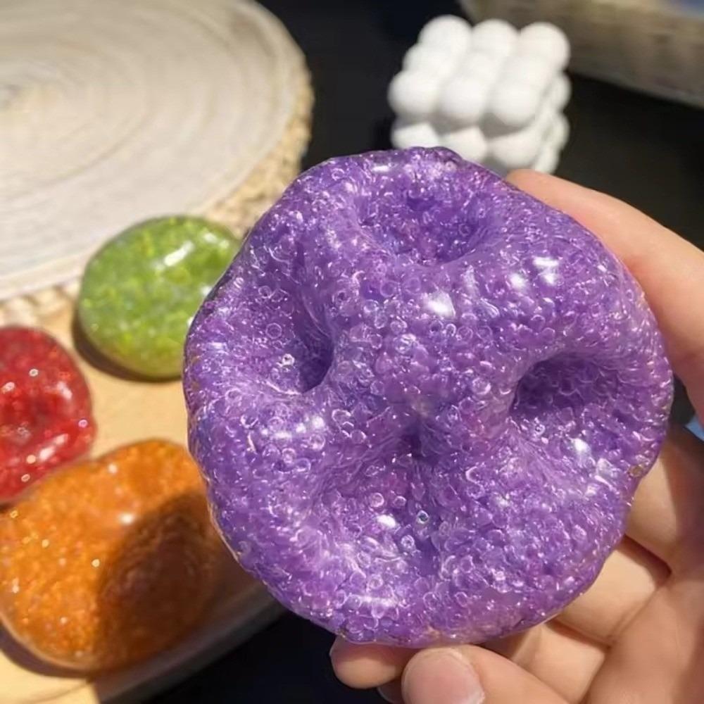 Colorful Squishy Fidget Toys Noise Ball Shapeable Stress Ball Squeeze Toy For Anxiety Relief