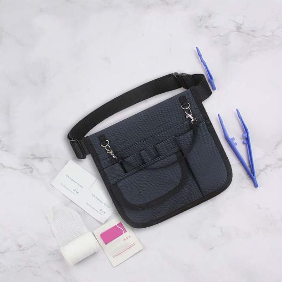 Поясная сумка для медсестры Несколько карманов Регулируемый ремень большой емкости для хранения инструментов Аварийные принадлежности Ножницы Парикмахерские инструменты Поясная сумка Вещи для медсестры