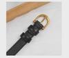 Women's 2023 Genuine Leather Pin Buckle Belt - Korean Style, Trendy, Versatile, Simple, Thin Belt for Suit Pants