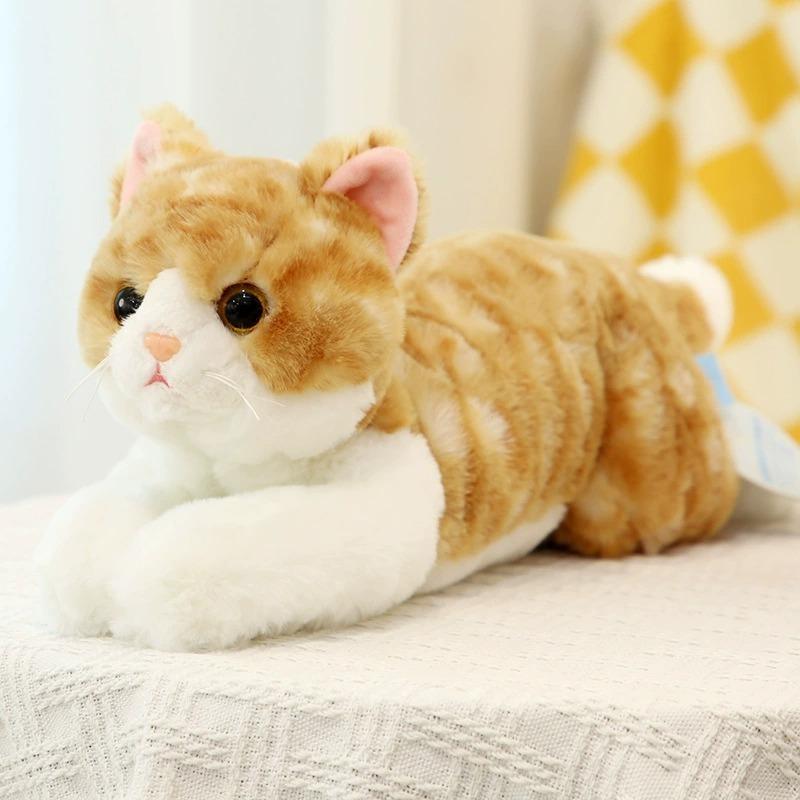 Cute Cat Plush Toy Doll Cat Doll Simulation Kitten Pillow Children Comfort Doll Gift Women