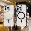 Luxury Electroplated Slim Matte Magnetic Shockproof Case For Apple iPhone 15 14 13 12 Pro Max 15 14 Plus Compatible With MagSafe