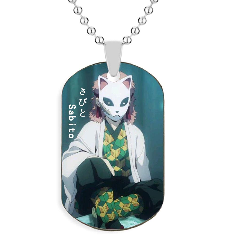 Аниме Убийца Демонов: Ожерелье с подвеской в виде персонажа Yaba, мужские и женские украшения для косплея