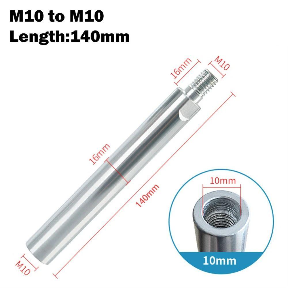 1Pcs M10 Thread Extension Rod Shaft Grinding Connection Rod New Angle Grinder Adapter Rod
