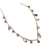 High-End Colorful Zircon Dopamine Necklace: Women's Titanium Steel European & American Style Clavicle Chain, Niche Design, Unique Personality.
