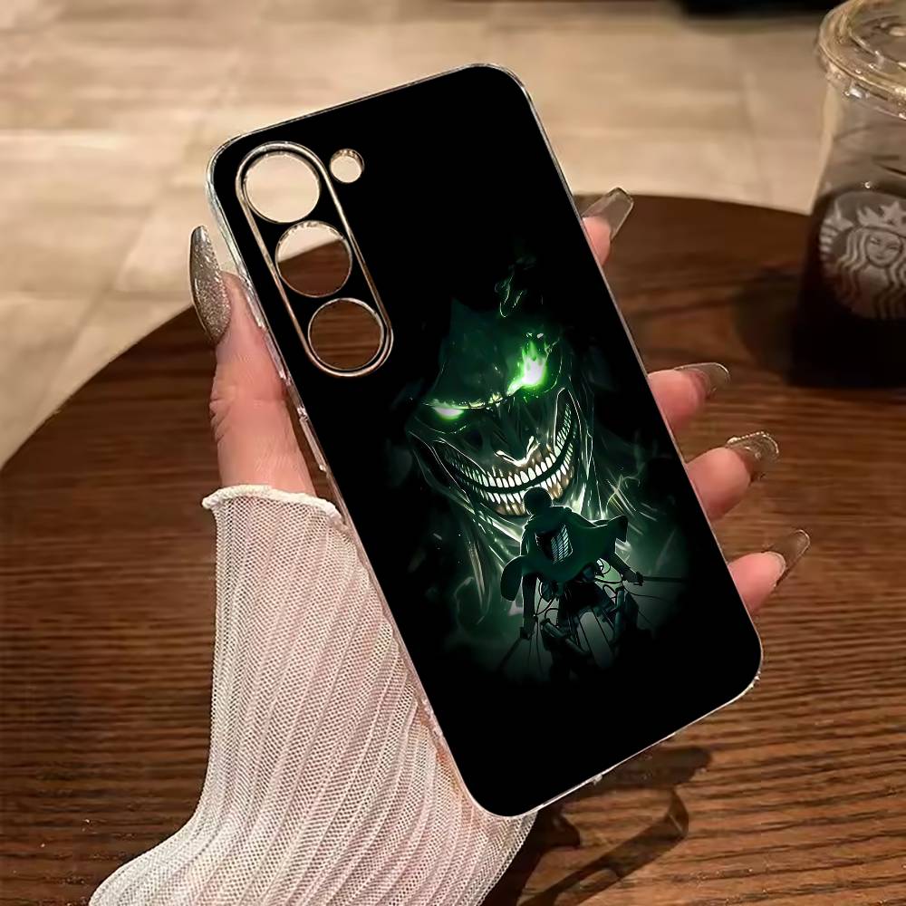 A-ttack -on -Titan -Eren Y-Yeager Phone Case For Samsung Galaxy A71,A70,A52,A51,A40,A30 Transparent Cover