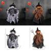 Halloween Pumpkin Ghost Decor Figurine With Plush And Plastic Material For Party Table Centerpiece