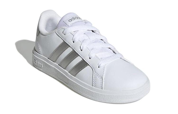 adidas Grand Court 2.0 для больших детей 'Белый Матовый Серебристый' GW6506