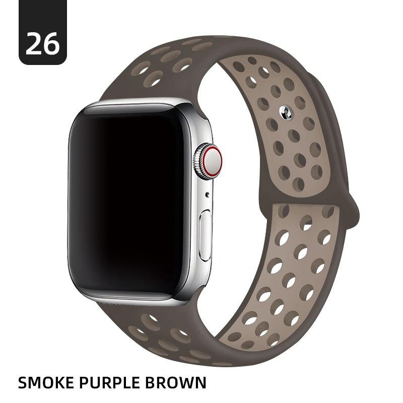 Силиконовый ремешок для Apple Watch, ремешок 40 мм, 38 мм, 42 мм, 44 мм, резиновый ремешок для часов, браслет для умных часов iWatch series 3, 4, 5, 6, 7 se, ремешок