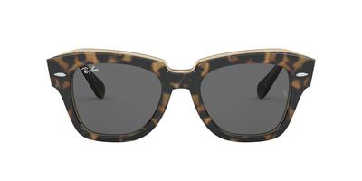 Ray-Ban RB2186 STATE STREET 49 1292B1 Темно-серые унисекс солнцезащитные очки