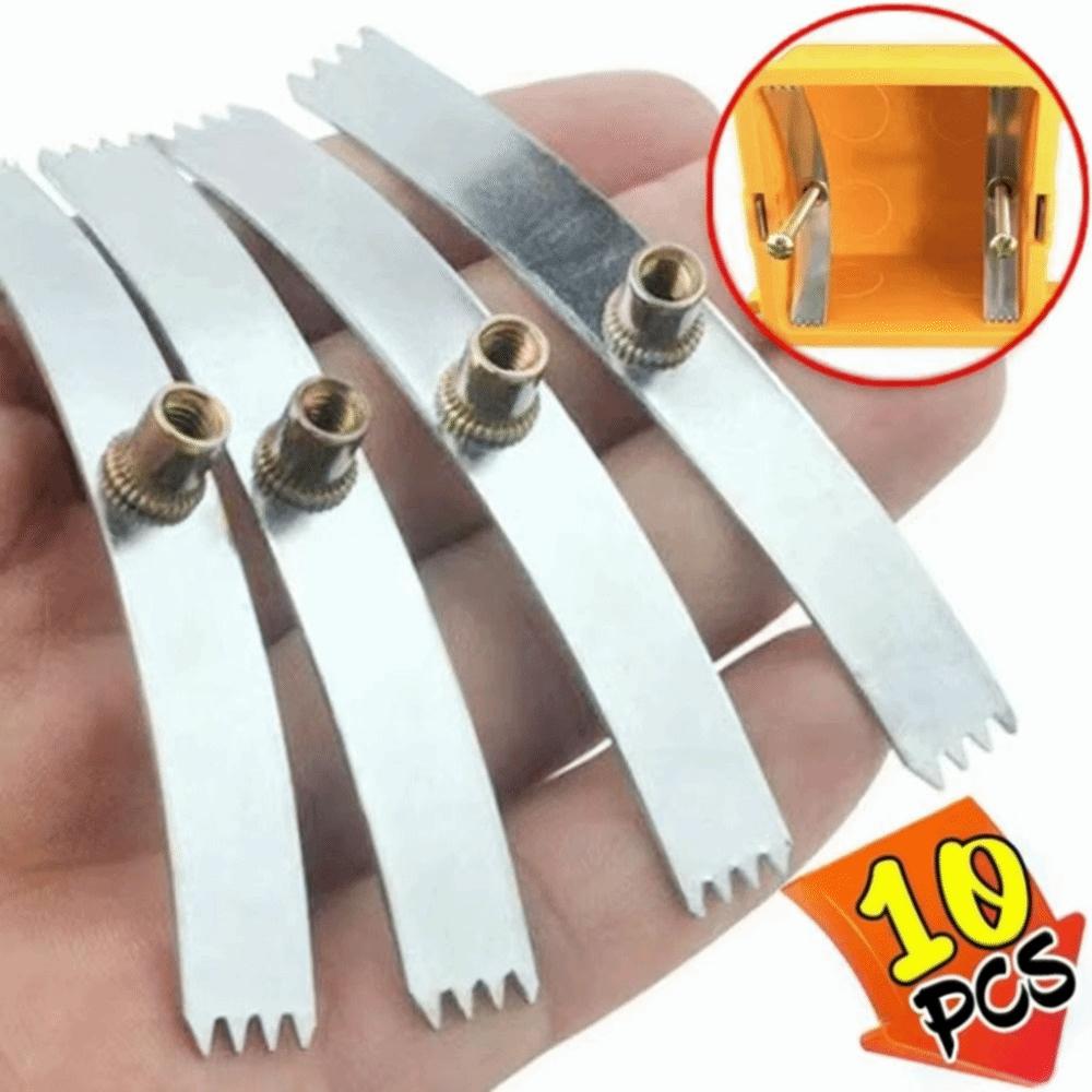 10Sets 65-75mm Dark Box Repair Screw Embedded Junction Box Repairer  for Dark Box Damage Repair