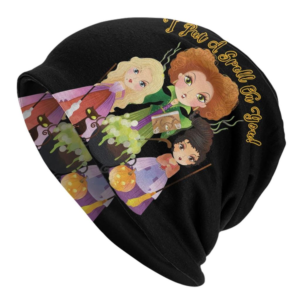 Шапка Hocus Sanderson Sisters Pocus, вязаные шапки, крутые шапки унисекс для взрослых, Хэллоуин, ведьма, фильм ужасов, зимние теплые шапки, шапка