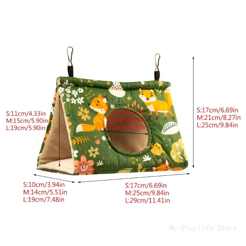 Зимний теплый птичий домик-гнездо, подвесной гамак для попугаев, бархатный сарай, клетка для зябликов, укрытие для птиц, спальная кровать, теплые качели