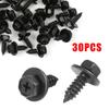 30pcs Car Wheel Arch Screw Retainer Fastener Clips Fits For Toyota 90159-60498 Car Accessories Auto Fastener Clips