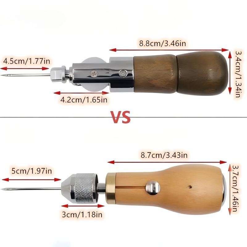 Кожаный шило для шитья Набор ниток Ручная швейная машинка Speedy Lock Stitcher Нитки Иглы DIY Ремесло Сапожник Инструмент для ремонта холста
