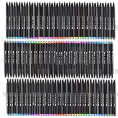 12/24/60/100 шт., цветные нейтральные маркеры, ручки-лайнеры для школы, офиса, набор ручек Kawaii, чернильная ручка, товары для рукоделия, милые