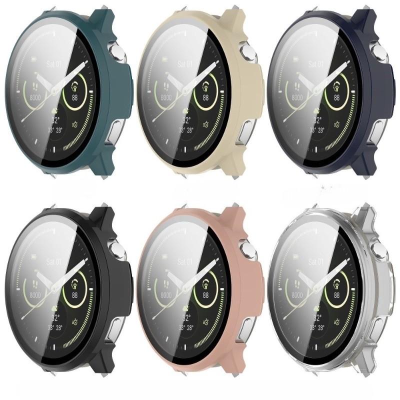 Tempered Glass Full Coverage Case for Garmin Venu4 45mm Venu 4 41mm Smart Watch Protective Cover Bumper