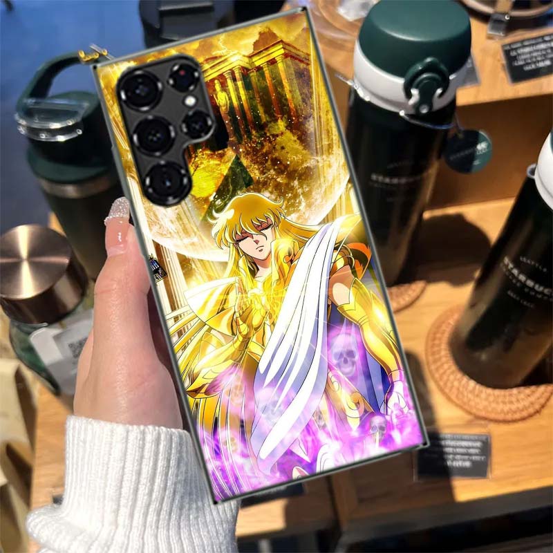 Сейя Рыцари Зодиака Чехлы Чехол для телефона для Samsung Galaxy S26 Ultra S25 Edge S24 S23 FE S21 Plus S20 S22 S10 Чехол T