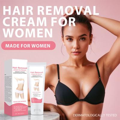 Удаление волос Удаление волос на лице для женщин Удаление волос на теле Депилятор для лица, рук, ног и бикини Бальзам для удаления волос Скребок для волос 80 г