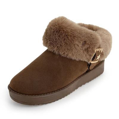 Горячая распродажа женские зимние сапоги из натурального меха лисы модные сапоги для женщин высококачественные зимние ботильоны из натуральной коровьей кожи dfv3