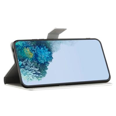 Чехол-кошелек из ПУ кожи для Samsung Galaxy S23 FE с печатью узора, подставка