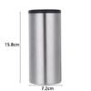 Non-slip Base Beer Cooler Stainless Steel Can Holder Insulated Can Cooler  Keep Cold/Hot