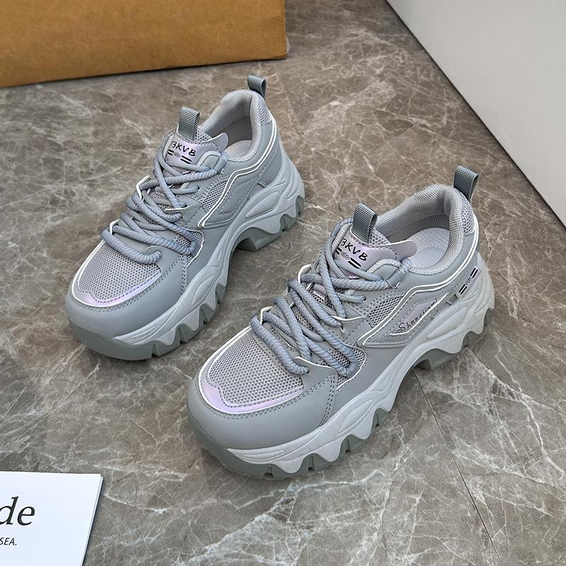 Fashion 2024 Fashion Casual Platform Sneakers Women Spring Autumn New Designer Sports Shoes Female Color Match Zapatillas Mujer