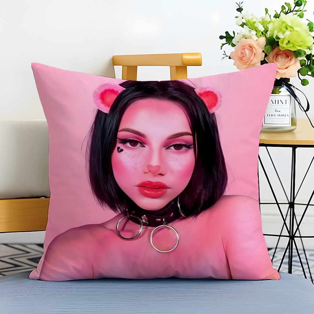 OOmar Courtz Cushion Cover Washable Linen Pillowcase Soft for Sofa Bed Cozy Home Room Decor