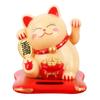 Солнечная энергия Maneki Neko Lucky Cat Приветствующий китайский Lucky Cat Машет рукой, Призывая Статуэтки Удачи для Домашнего Декора