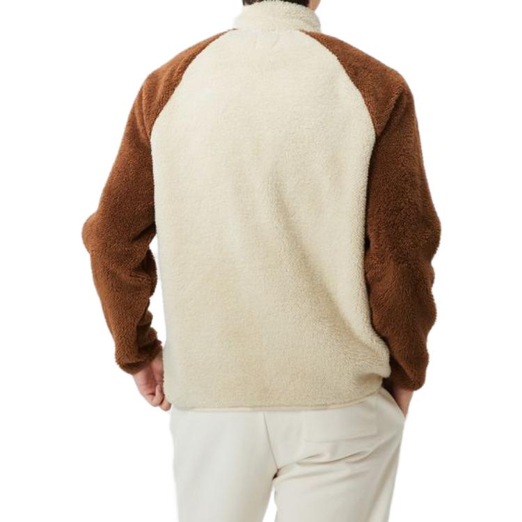 GAP Loose Fit Fleece-Lined Casual Stand Collar Sports Velvet-feel Coat Men's 819411