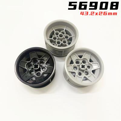Свинья Радуга MOC Деталь 56908 Колесо 43,2 x 26 High-Tech Racing Маленькое с 6 отверстиями для штифтов Совместимый Кирпичик DIY Строительный Блок Игрушки