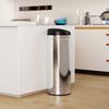 50 Liter Sensor Trash Can With Soft Close Function Touch Free Waste Bin Made Of Stainless Steel For Hygienic Kitchens