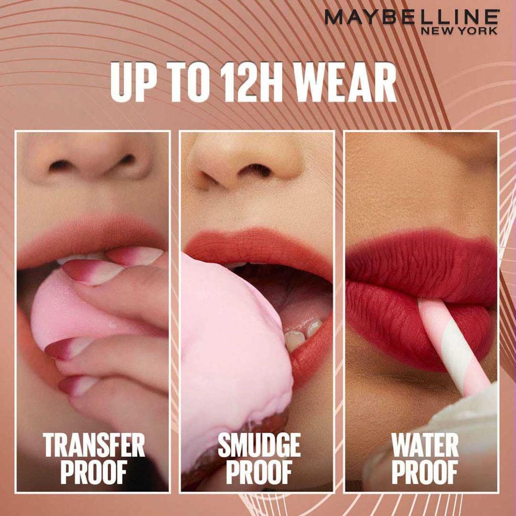 Maybelline Нью-Йорк Superstay Teddy Tint Цвет для губ и щек Тушь Слеза 5 мл Стойкий Размытый матовый Не отпечатывается