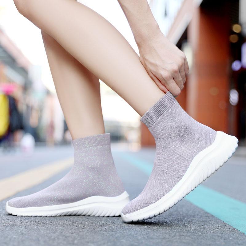 Мужские кроссовки-носки с высоким верхом, модная хип-хоп спортивная обувь, женские сетчатые дышащие кроссовки для бега, большие размеры, обувь для ходьбы, мужская обувь