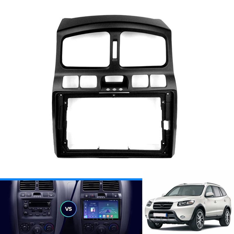 Панель-рамка для 9-дюймовой автомагнитолы Hyundai Santa fe 2001-2006