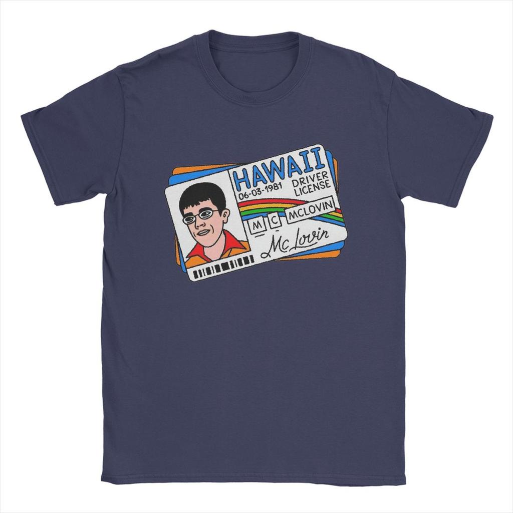 Мужская футболка Superbad Mclovin, повседневная футболка с коротким рукавом и круглым вырезом, хлопковые топы больших размеров