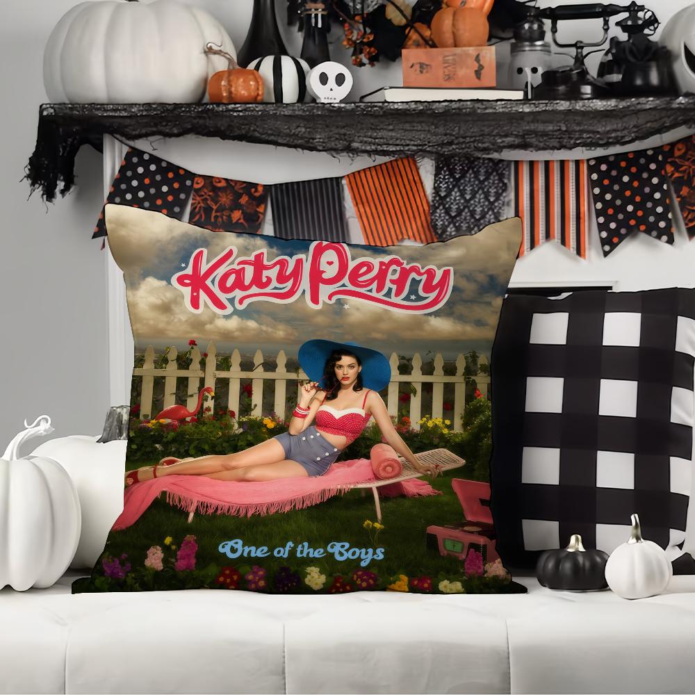 American Singer K-Katy P-Perry Pillow Case Office Cushions Suitable For Sofa Car Bedroom Decorative Cushion Cover
