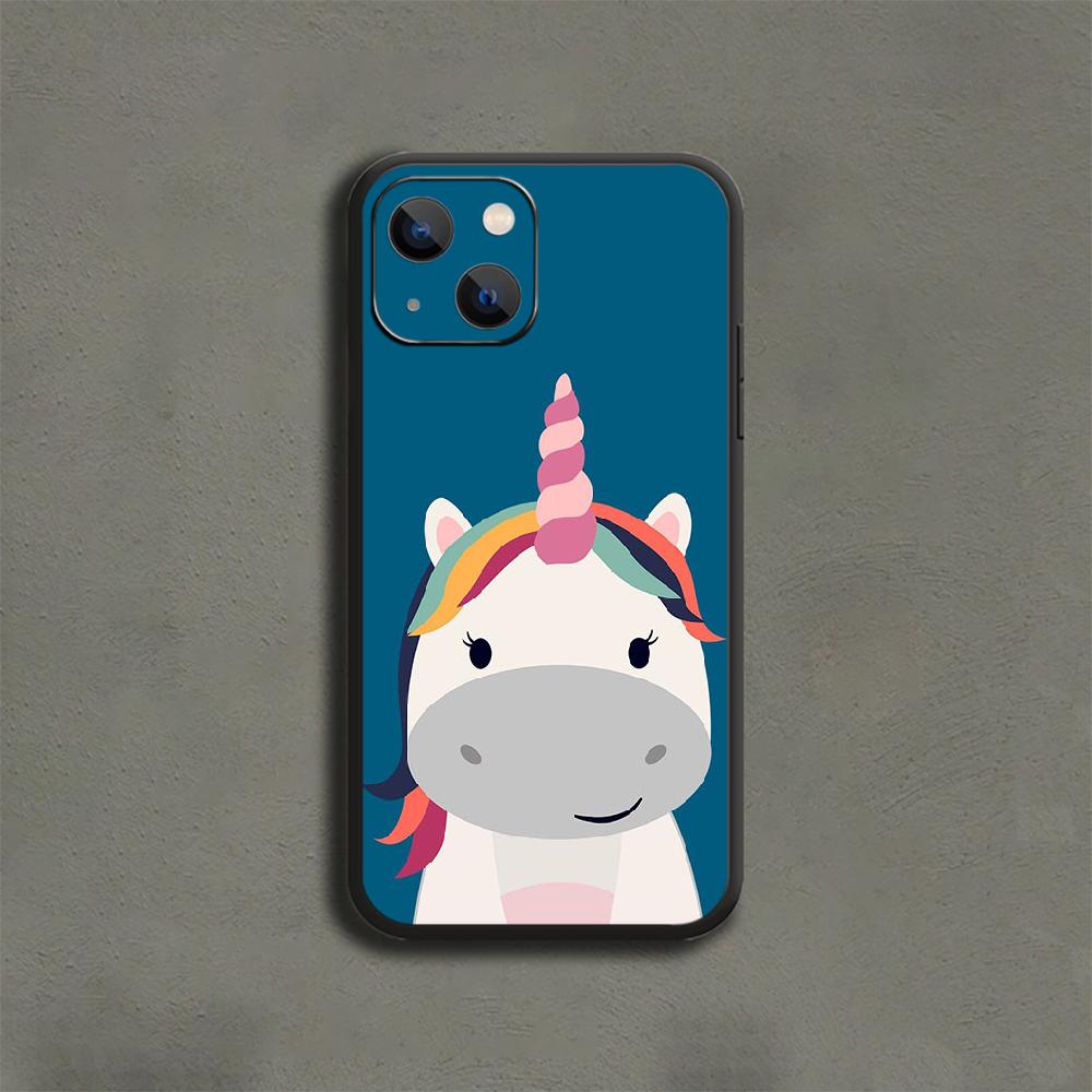 Чехол для телефона с радужным единорогом для iPhone Samsung Galaxy Redmi Xiaomi Oppo OnePlus Note SA 7 8 9 10 11 12 13 14 20 21 22 23 53 54 Pro Max Plus Ultra