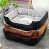Square Breathable Dog Bed for Large Dog Cushion Non-slip Sleeping Cat Bed Winter Warm Thickened Dog Bed Soft Cat Mat Pet House