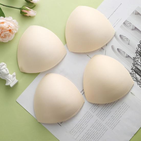 Bra Pad Insert Cup Inserts Removable Sewn Push Up Bra Triangle Breast Enhancer