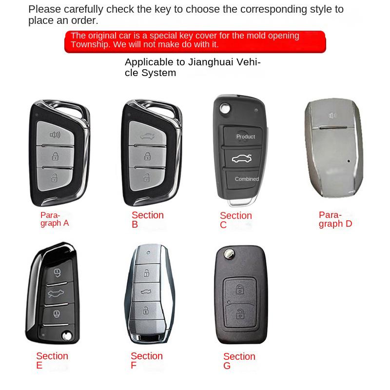 Подходит для корпуса ключа автомобиля Jac, чехла, защитной оболочки, корпуса, цепочки Vw Sol E10X Qx X7 X8 E50 X6 A5 E40X X4 A5E50A