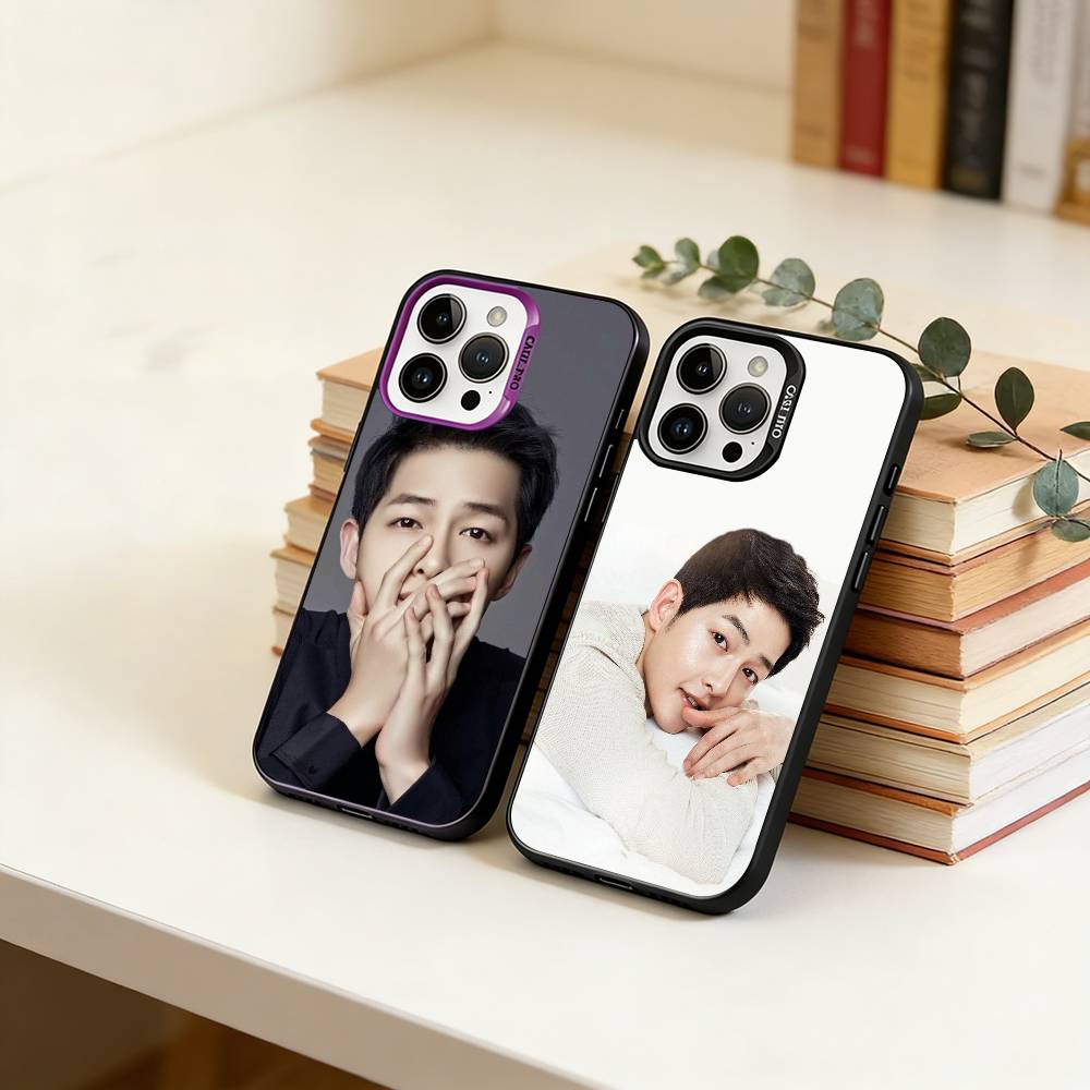 Чехол для телефона актера Сон Джун Ки для iPhone 17,16,15,14,13,12,11 Plus,Pro Max,XS, Цветной Серебряный Чехол для телефона Funda Cover
