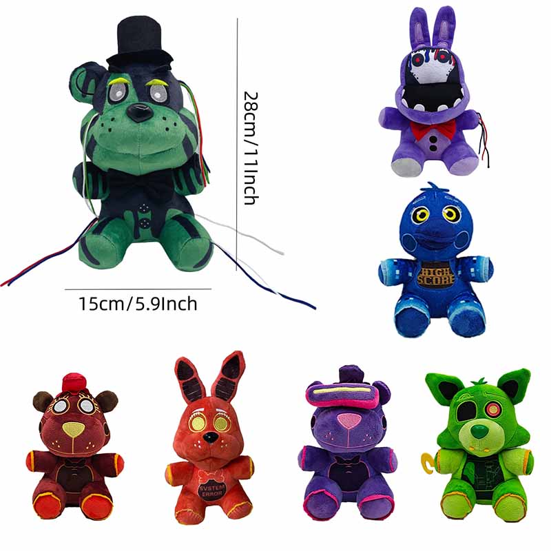 Five Night At Freddy Fnaf, милые плюшевые игрушки, игровая кукла, 18 см, медведь Бонни, Фокси, мультяшные мягкие куклы, игрушки Фредди для детей, подарки