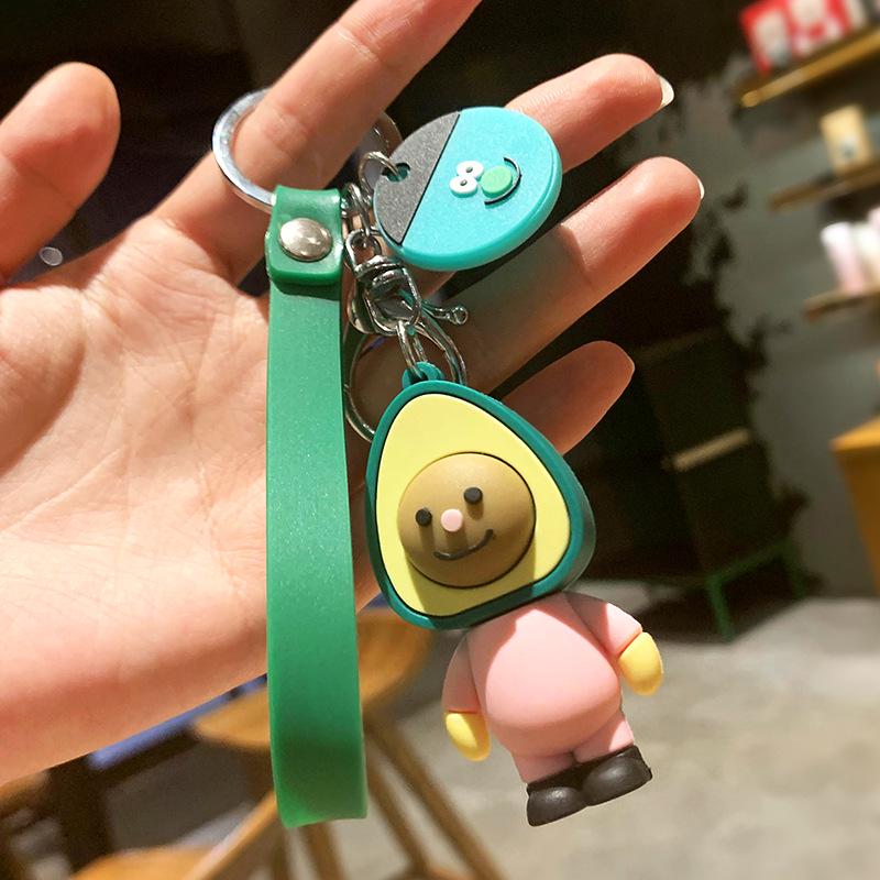 Плюшевый брелок-подвеска Пикачу Авокадо для детских сумок и ключей от машины