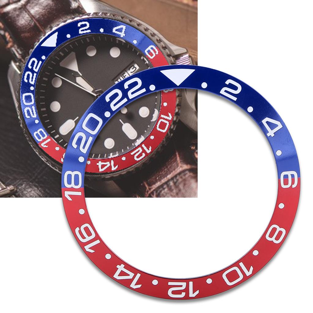 Алюминиевый ободок для часов, вставка в безель для наручных часов, кольцо, запасные части, аксессуар